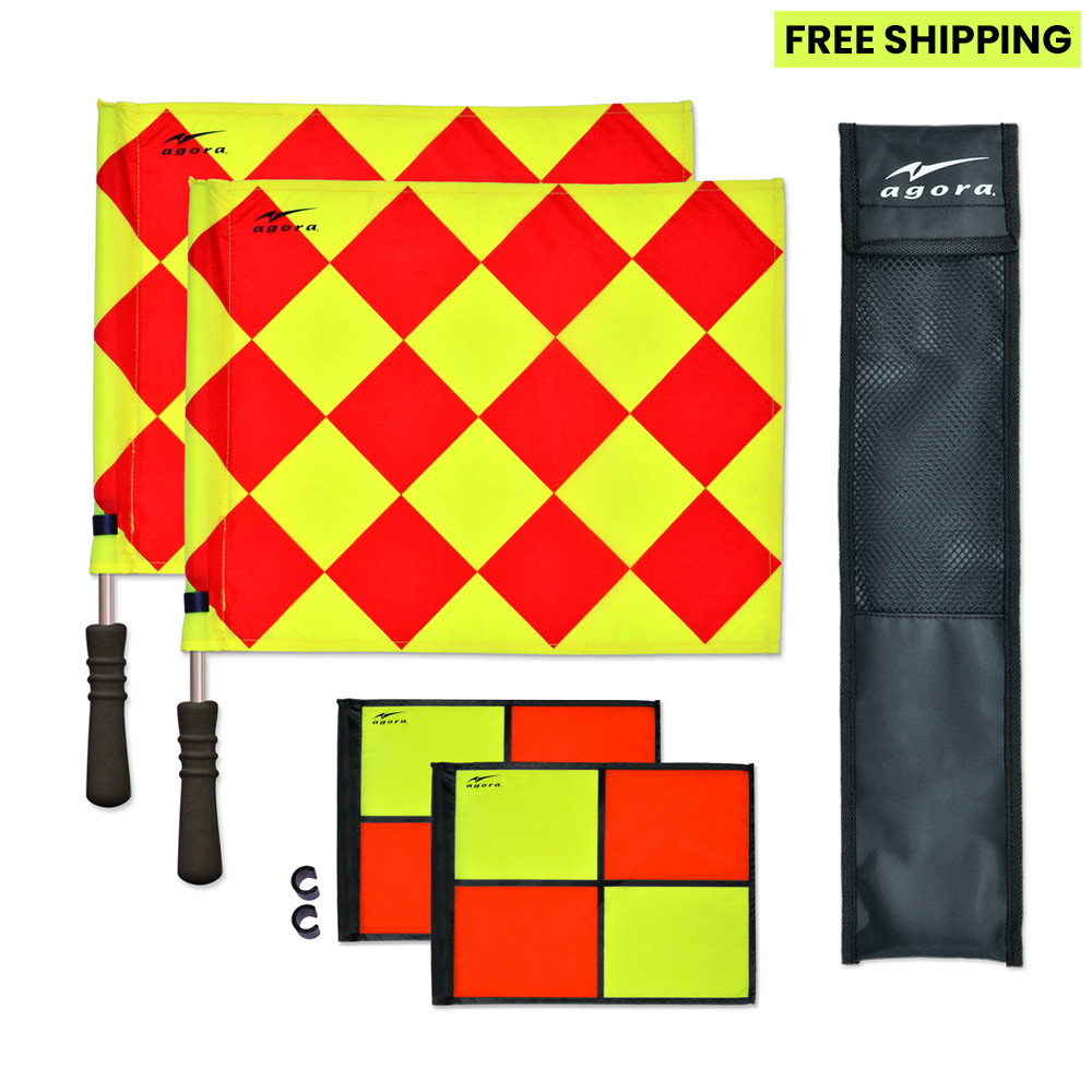 Shop AGORA Pro Line Duo Rotating Soccer Referee Flags