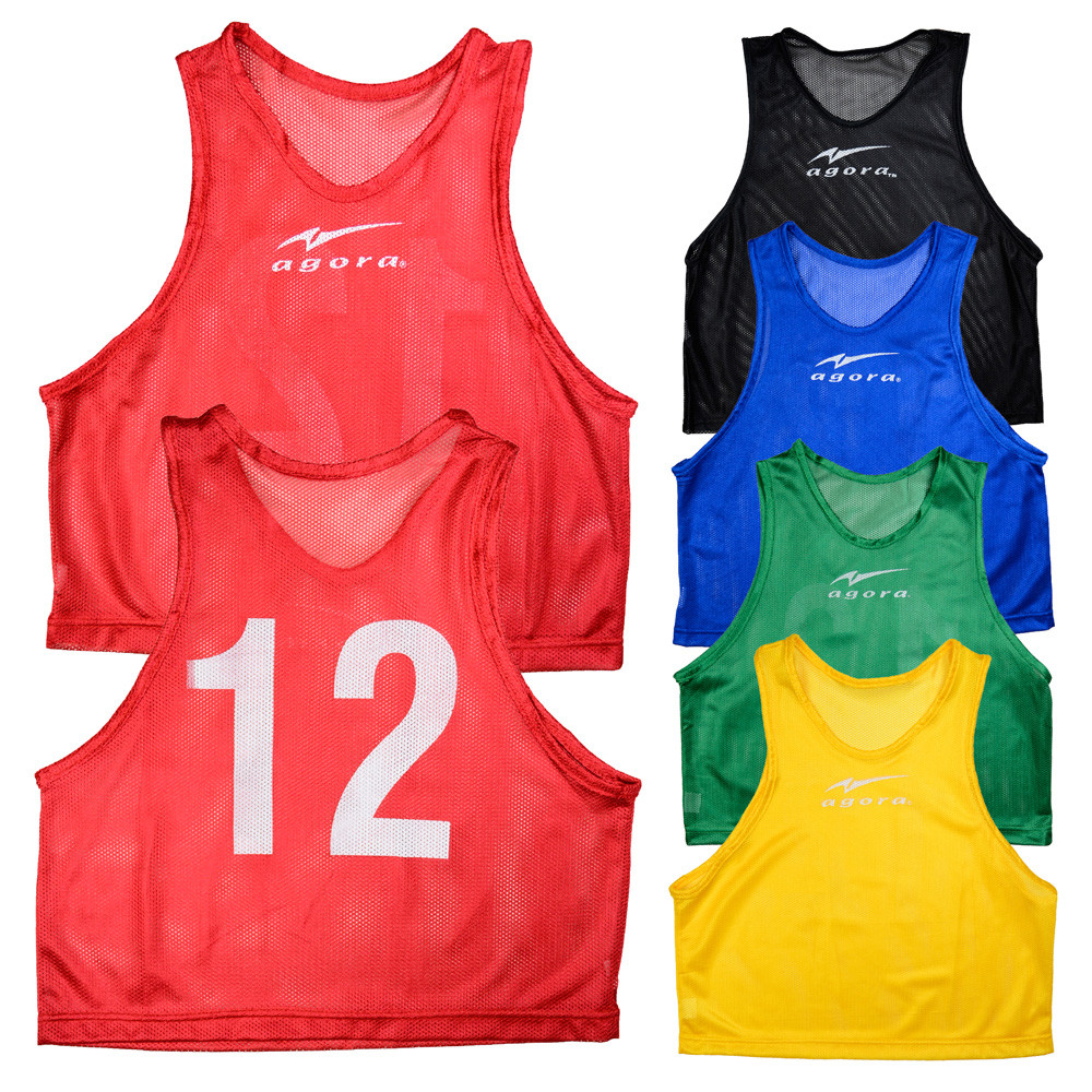AGORA Numbered Scrimmage Vest Jerseys Pack of 12 (1-12)