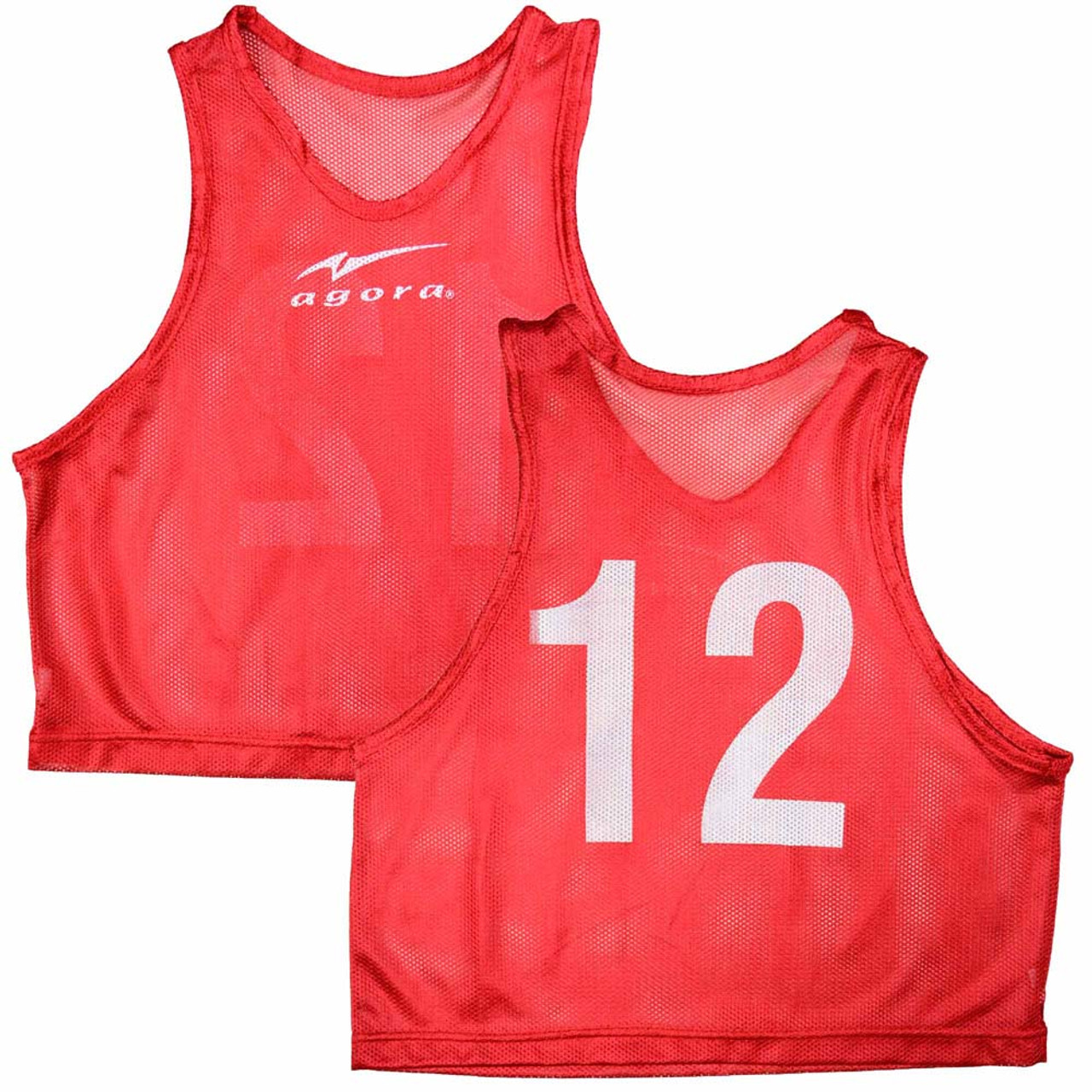 AGORA Numbered Scrimmage Vests - Pack of 12 (1-12)