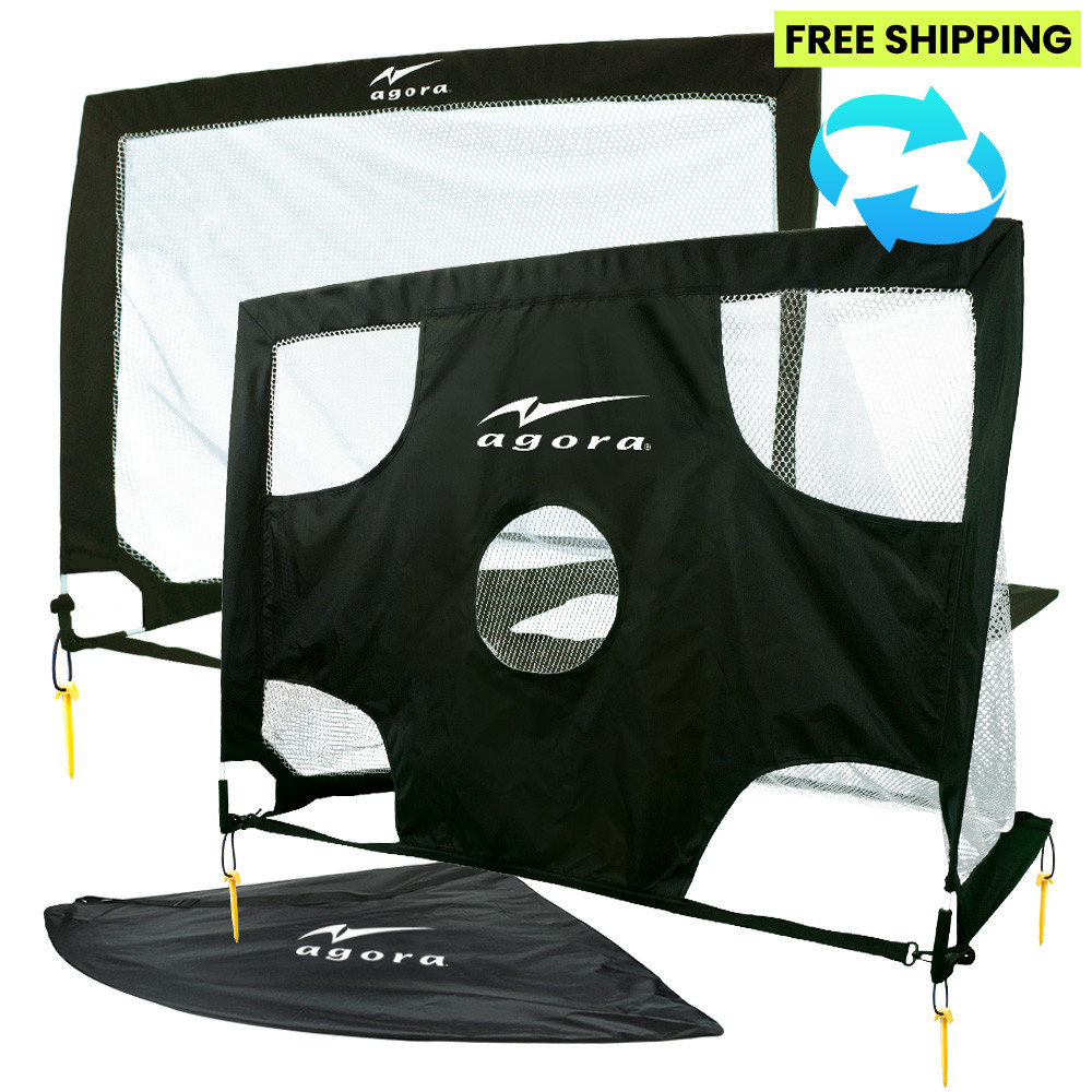 AGORA 2-in-1 Pop-Up Target Soccer Goal | Sator Soccer