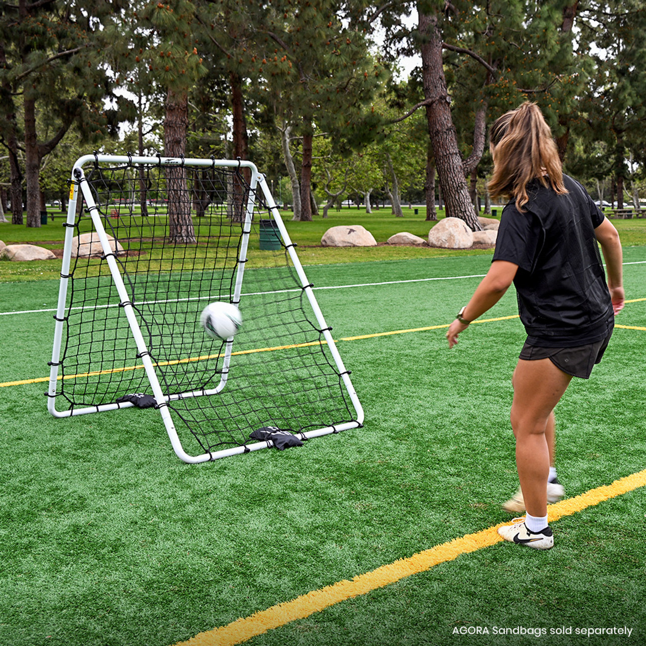 AGORA Adjustable Soccer Rebounder - 4'x5'