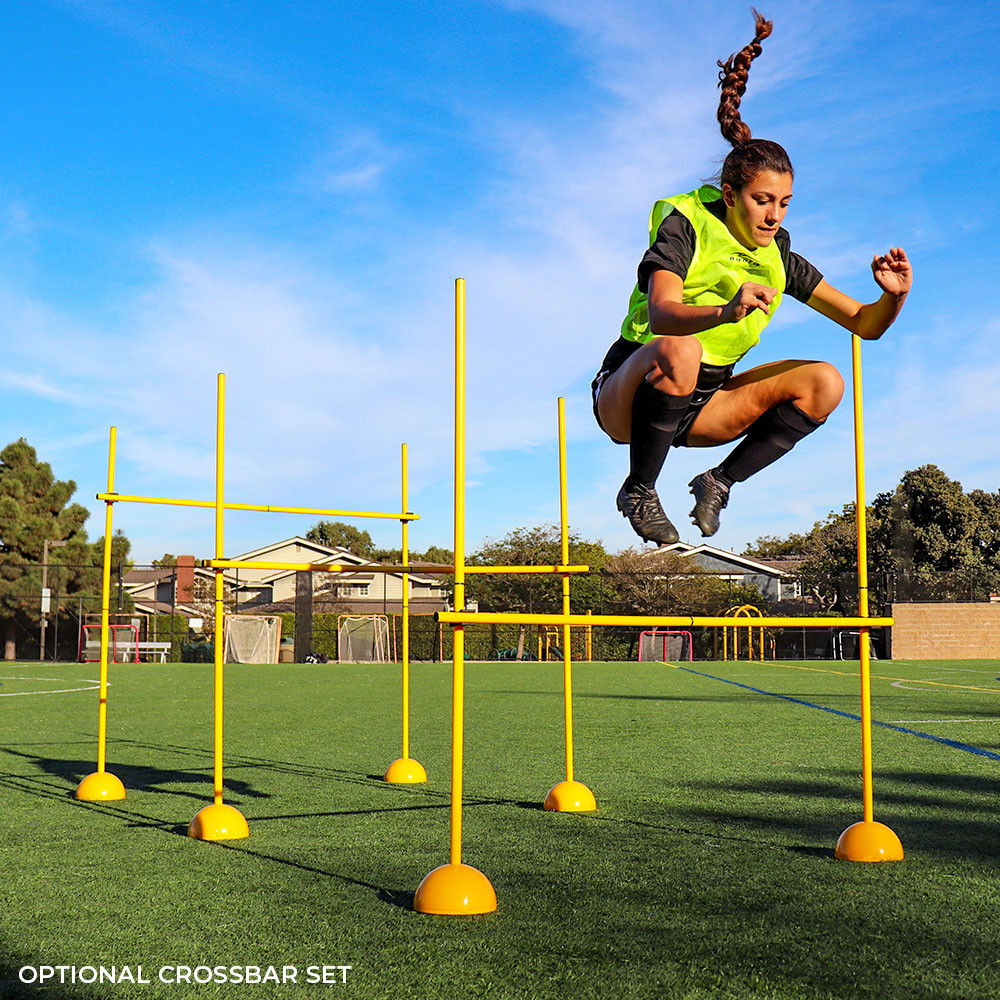 AGORA 5' Agility Poles for Indoor & Turf - Set of 6