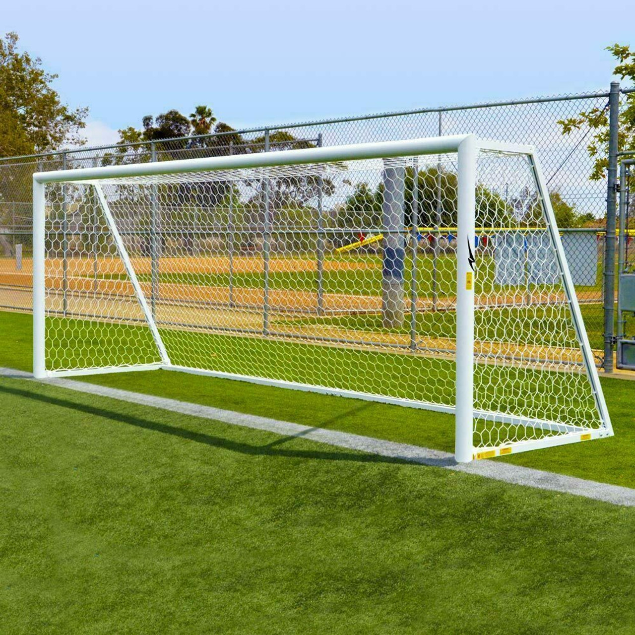 ネット　８ｍ×４ｍ 4mm HTPP Hexagon Net for 8x24 Goals with Depth