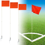 AGORA Hardground Portable Fiberglass Corner Flags