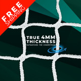 4mm HTPP 2 inch Square Net for 8x24 Goals with Depth