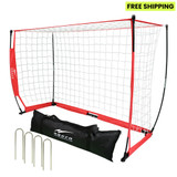 AGORA 4x6 Foot Power Flex Portable Soccer Goal with Free Shipping