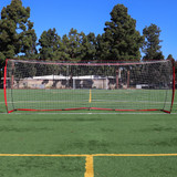 AGORA Power Flex Regulation Full Size Portable Soccer Goal 8 ft x 24 ft