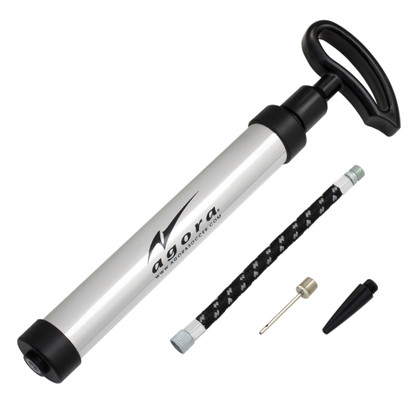 AGORA 12 inch Aluminum Soccer Ball Pump