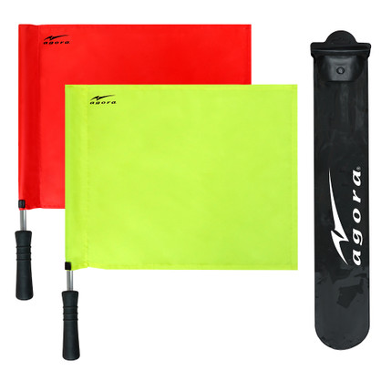AGORA Match Line Regulation Referee Flags with Case