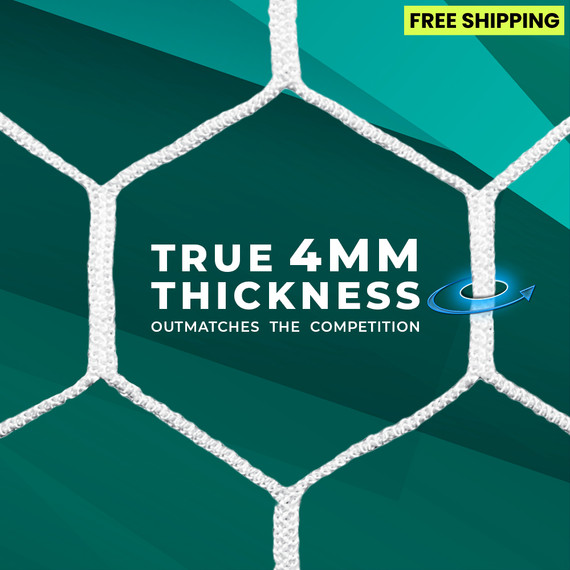 4mm HTPP Hexagon Net for 8x24 Goals with Depth