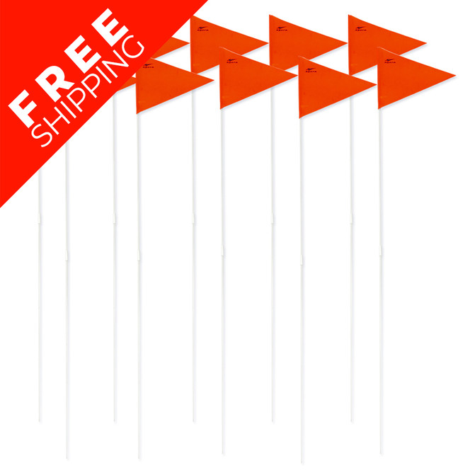 AGORA 6' Fiberglass Trainer Flags - Set of 10