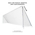 AGORA 3mm Soccer Net for 3x5 Goals without Depth