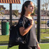 Sports Drawstring Gym Bag Backpack Sack Pack