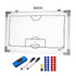 Soccer whiteboard - half field diagram on the back