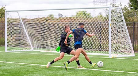 Semi-Permanent Soccer Goals