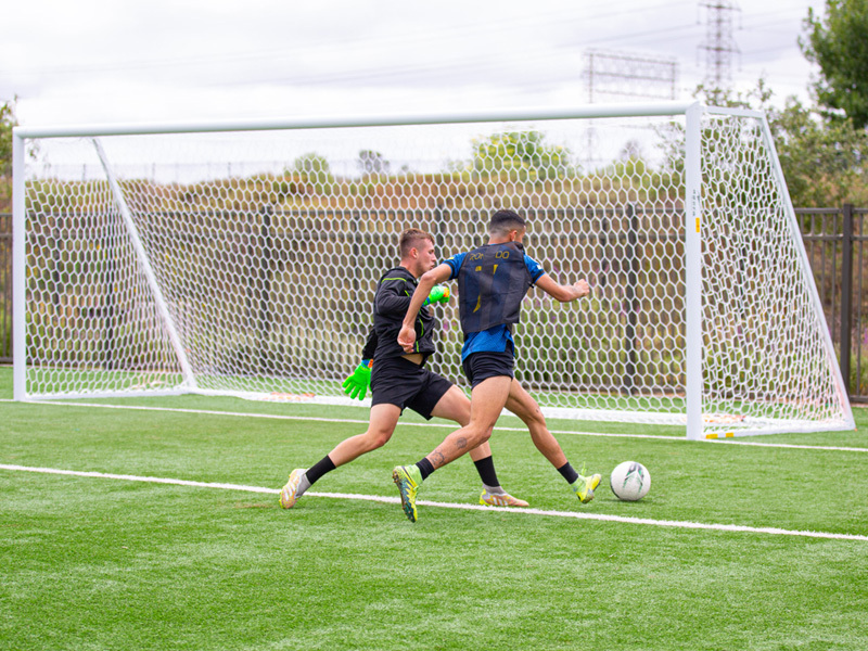 Full Line of AGORA Soccer Goals