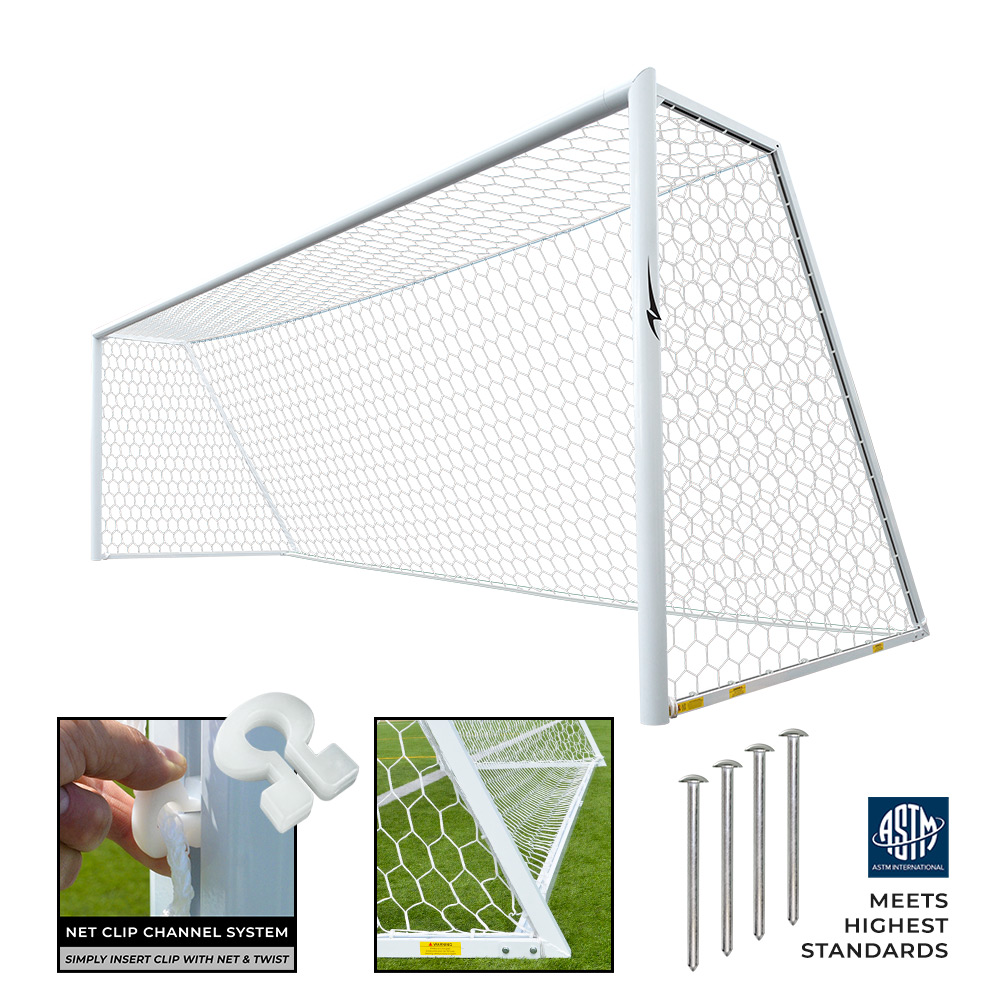 AGORA Channel Pro Indoor Soccer Goal