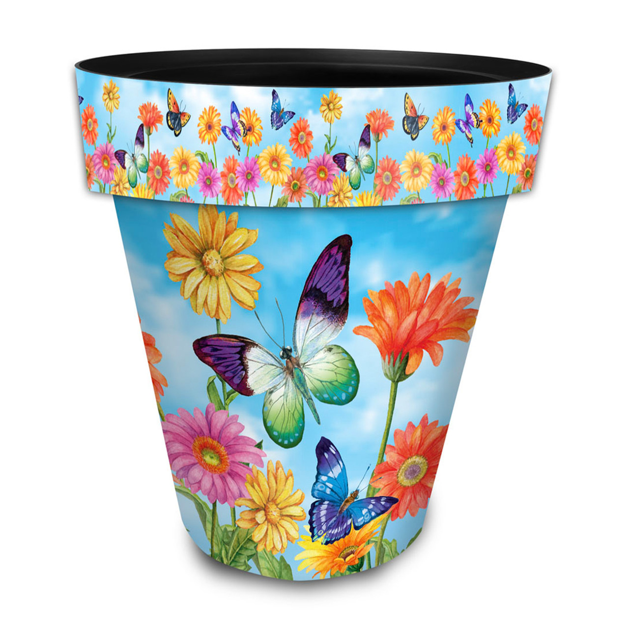 Fluttering Butterflies Large Planter - Briarwood Lane- Wholesale