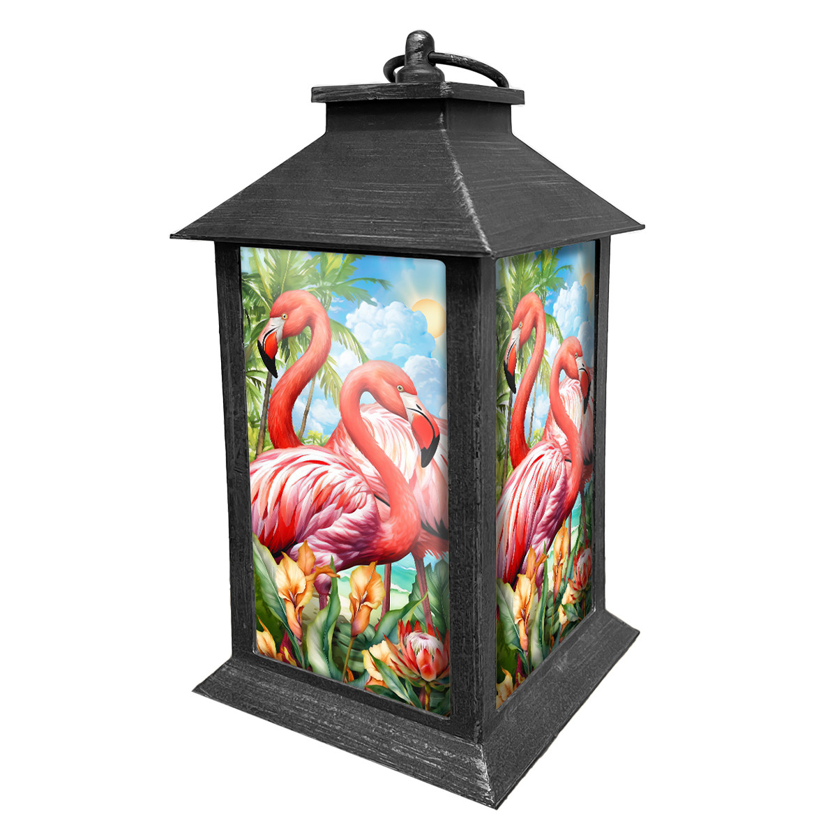 ライト・ランタン 10-BAKO SG LINDOR ver.-FLAMINGO- Pair of Flamingos Lantern - Briarwood Lane- Wholesale Partners