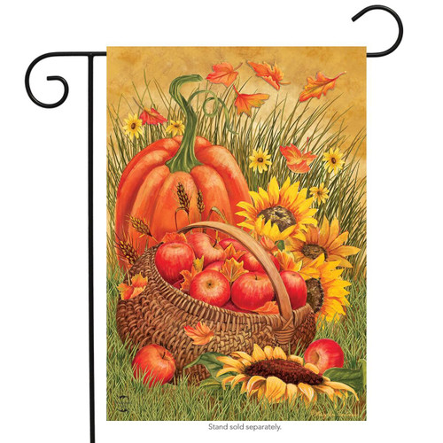 Pumpkin & Apples Garden Flag