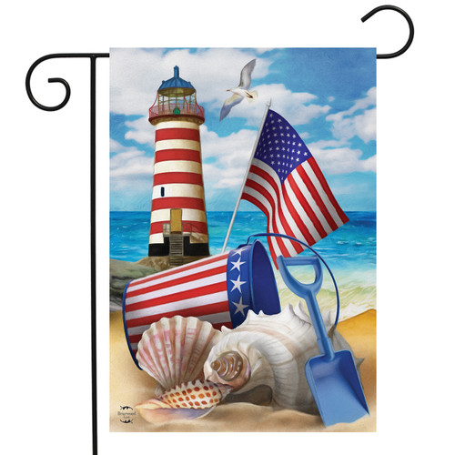 Sea To Shining Sea Garden Flag
