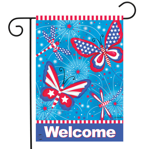 American Butterflies Garden Flag