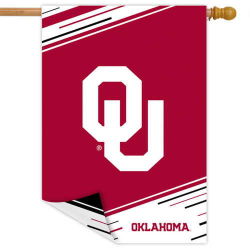 University of Oklahoma NCAA Licensed Double-Sided House Flag