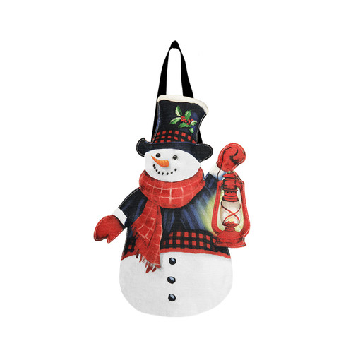 Snowman and Friends Door Hanger