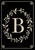 Classic Monogram Letter B Garden Flag