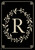 Classic Monogram Letter R Garden Flag