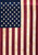 Tea Stained American Garden Flag