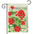 Red Geraniums Garden Flag