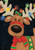 Reindeer in Lights Garden Flag