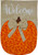 Autumn Pumpkin Burlap House Flag