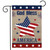 God Bless America Star Burlap Garden Flag God Bless America Star Burlap Garden Flag