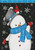Jolly Winter Snowman Garden Flag
