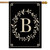 Classic Monogram Letter B Double-Sided House Flag