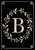Classic Monogram Letter B Double-Sided House Flag