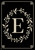 Classic Monogram Letter E Double-Sided House Flag