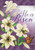 He Is Risen Lilies House Flag