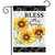 Bless This Home Sunflowers Garden Flag