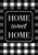 Home Sweet Home Checkered House Flag
