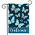 Blue Butterflies Garden Flag