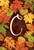 Fall Leaves Monogram Letter C Garden Flag
