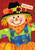 Scarecrow and Pumpkins Garden Flag