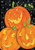 Happy Pumpkin Trio Garden Flag