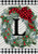 Winter Wreath Monogram Letter L Garden Flag