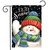 Snowtime Snowman Garden Flag