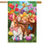 Bunnies And Basket House Flag