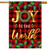 Joy To The World Double-Sided House Flag